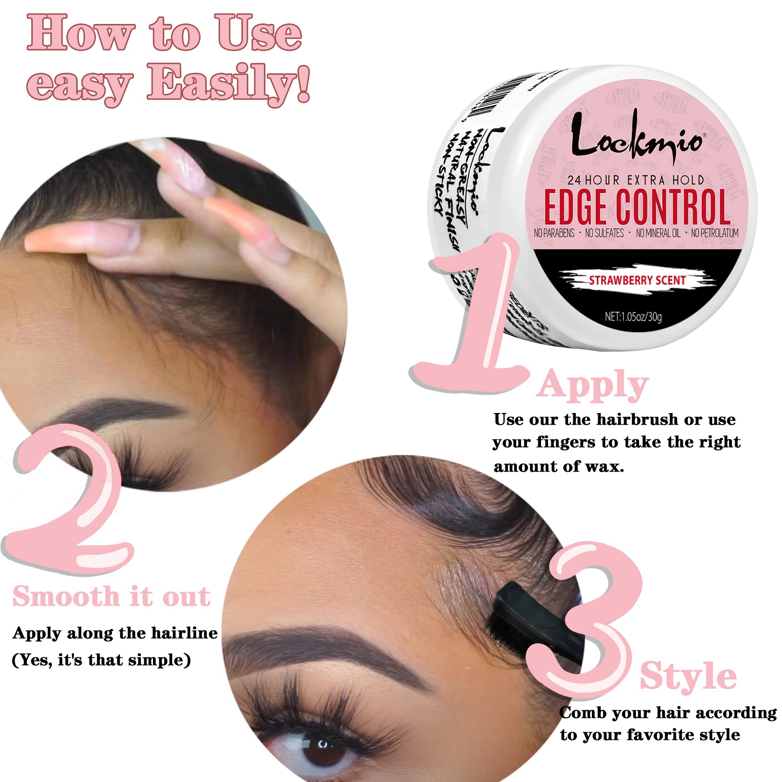 4pcs/Set 30g Edge Control Gel  – Edge Control Gel recenzja i cena