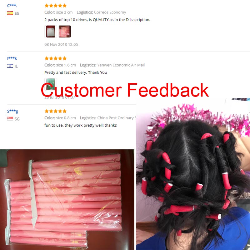 10 Pcs/Set Soft Hair Curlers M – Hair Roller Set Flexi recenzja i cena