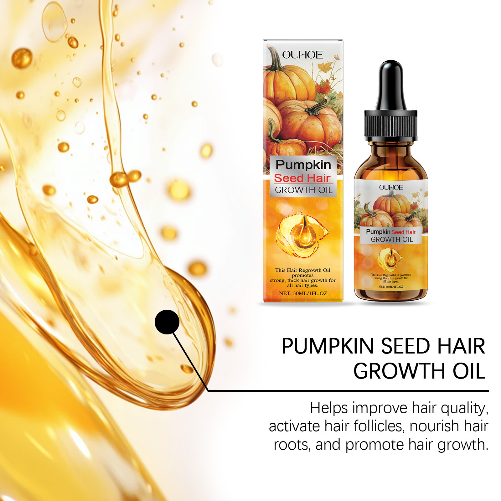 Pumpkin Seed Oil Hair Growth O – Hair Care Ouai recenzja i cena