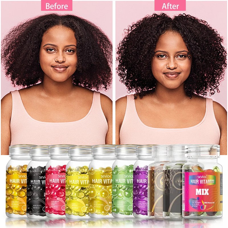 12 Colors Hair Vitamin Capsule – Hair Care Keratin Treatment recenzja i cena